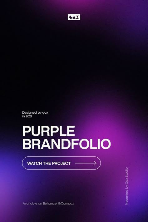 Purple branding for two different brands full project available on behance Gradient Layout, Color Gradients, Purple Layout, Purple Graphic, Purple Poster Design, Gradient Web Design, 2023 Graphic Design, Purple Gradient, Purple Website