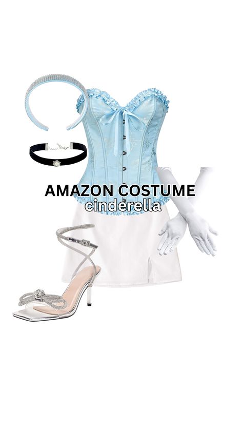 halloween cinderalla 2023 costume, amazon halloween costume 2023 Cinderella Costume Teenage, Blue Corset Costume, Halloween Costumes Blue Corset, Maid Cinderella Costume, Jennifer Coolidge Cinderella Costume, Cinderella Halloween Costume, Corset Costumes, Blue Corset, Cinderella Costume