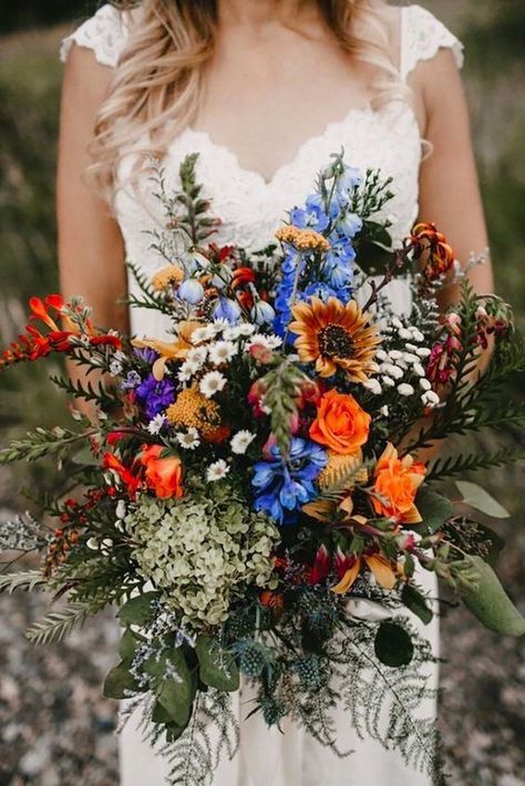 Nov 2, 2019 - Many brides think that wildflower wedding bouquets are only for the boho brides, we disagree! Get ready to fall in love with this beautiful ideas. Natural Bridal Bouquet, Natural Bouquet Wedding, Wildflower Wedding Bouquet, Geode Wedding, Fall Wedding Bouquets, Wildflower Bouquet, Wildflower Wedding, Wedding Flower Arrangements, Nature Wedding