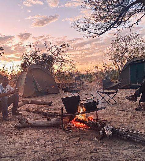 Camping, Okavango Delta, Botswana, Africa, Wild Camping Camping South Africa, Travel Botswana, Dream Roadtrip, Okavango Delta Botswana, Aesthetic Camping, Solo Camping, Wild Camping, Travel Africa, Okavango Delta