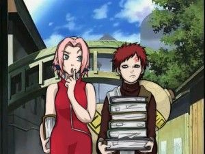 Gaara and Sakura Gaara And Sakura, Gaara X Sakura, Naruto Ships, Walking Together, Naruto Fanart, Naruto Couples, Good Anime Series, Anime Butterfly, Naruko Uzumaki