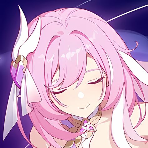 Elysia Header, Elysia Herrscher Of Human, Elysia Herrscher, Herrscher Of Human, Elysia Icon, Human Icon, Honkai Impact, Art Tutorials Drawing, Ely