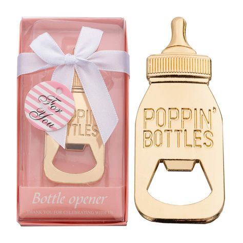 Amazon.com: 24Pack Baby Bottle Openers for Baby Shower Favors Gifts, Decorations Souvenirs, Poppin Bottles Openers with Gifts Box used for Guests  Gender Reveal Party Favors (24, Pink): Home & Kitchen Poppin Bottles Baby, Inexpensive Baby Shower Favors, Gold Bottle Opener, Gold Party Favors, Baby Shower Return Gifts, Baby Shower Favours For Guests, Gender Reveal Party Favors, Bottle Opener Favors, Gold Bottle