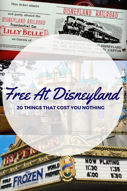 Looking for things that are free at Disneyland? How about 20 of them! Check this list of freebies you can score during your next visit at the Happiest Place on Earth. There's a bonus link to the Walt Disney World Resort freebies too!