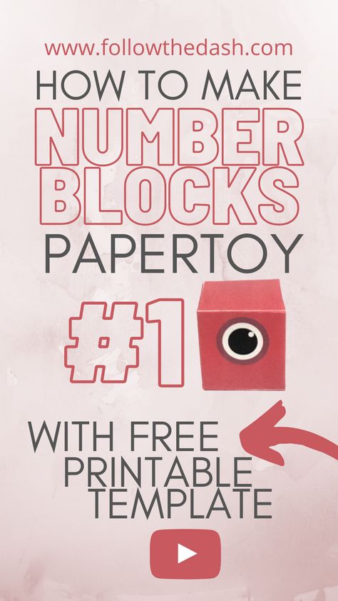 Diy Numberblocks, Numberblocks Printables Free, Paper Toy Template, Toy Template, Number Blocks, Paper Toys Template, Paper Toy, Paper Toys, Template Download