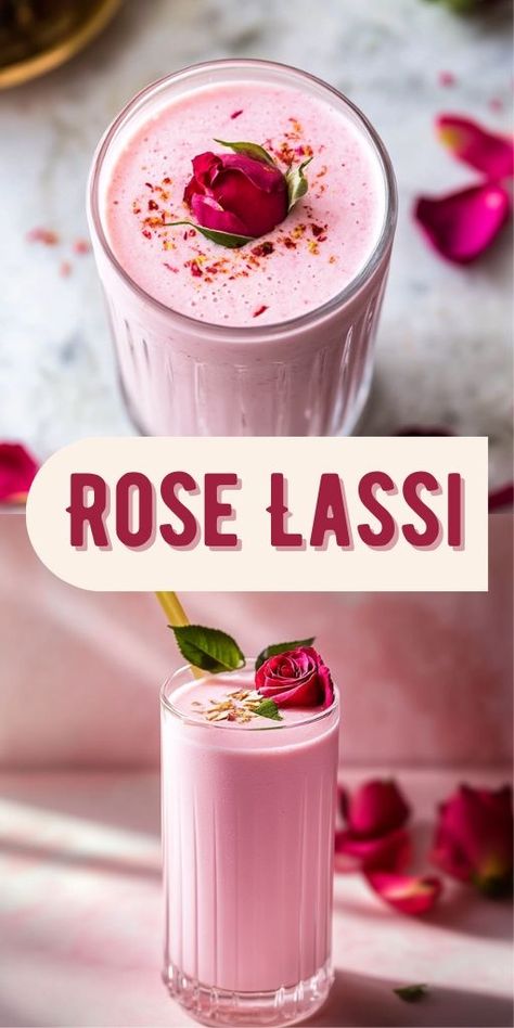 Rose Lassi is a delightful and versatile choice for any occasion! 🌹🥛 With a fragrant rose flavor and creamy yogurt base, this refreshing drink is perfect for cooling down or as a light dessert. It’s easy to make and offers a unique twist on the traditional lassi.

📌 Save this pin to enjoy a fragrant and delicious rose lassi at your next gathering!
#RoseLassi #RefreshingDrinks #LassiLovers #EasyBeverages #FragrantFlavors #IndianDrinks Rose Lassi, Indian Yogurt, Rooh Afza, Lassi Recipe, Rose Syrup, Indian Drinks, Lassi Recipes, Light Dessert, Green Cardamom