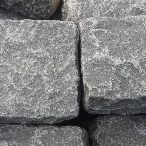 Bulk Mini Belgian Block - Conestoga Stone Belgian Block, Stone Quarry, Washington, Stone, Quick Saves, Black