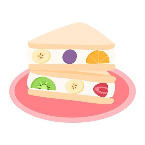 Fruit Sando Anggur, Fruit Sando Aesthetic, Japanese Sando, Mango Sandwich, Japanese Fruit Sandwich, Sando Sandwich, Fruit Sando, Japanese Fruit, Mango Sago