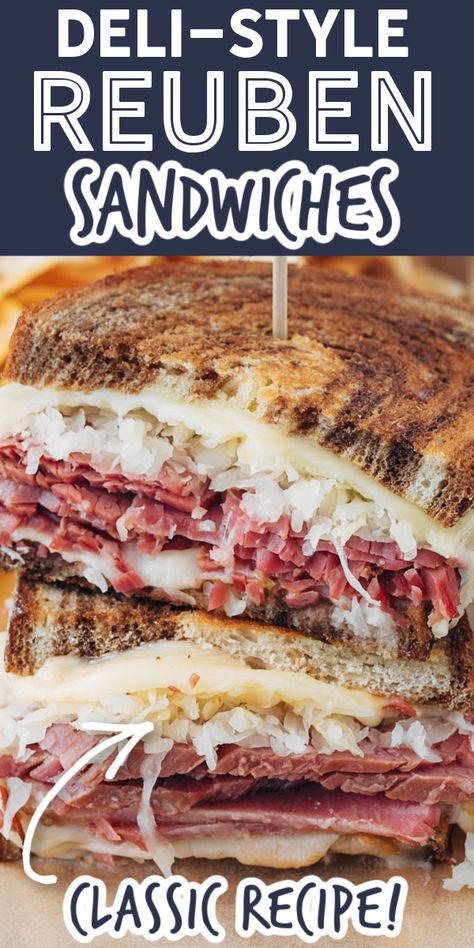 Corn Beef Reuben Sandwich, Best Reuben Sandwich, Homemade Russian Dressing, Classic Reuben Sandwich, Reuben Recipe, Reuben Sandwich Recipe, Reuben Sandwich Classic, Reuben Sandwiches, Corned Beef Sandwich