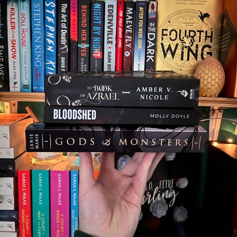 ✨October TBR✨ If you’ve followed me a while, you’ll know I don’t really do TBR piles as I’m too much of a mood reader. However, these three are high up on my list of books to read this month. That being said, I’m currently reading something that was not on my radar until I was about to go in the bath… so let’s see how it goes. Also, I’m very much in a thriller mood so this will most definitely affect this but let’s just roll with this… 🍁 The Book Of Azriel 🍁 Bloodshed 🍁 Gods & Monsters... List Of Books To Read, Mood Reader, Tbr Pile, List Of Books, Recommended Books, Currently Reading, Academia Fashion, Recommended Books To Read, Book Inspiration