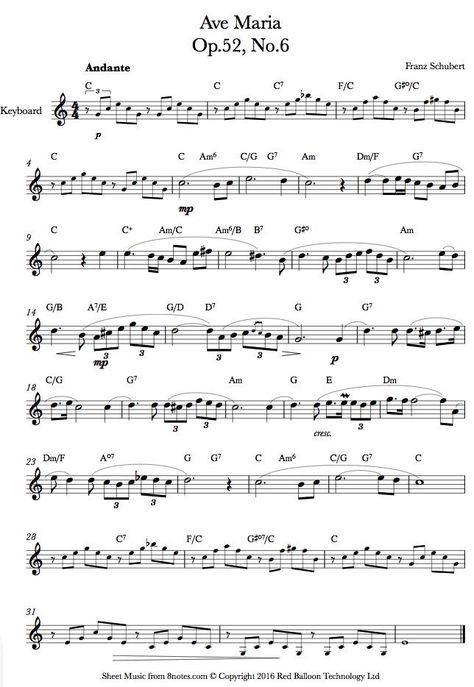 Ave Maria Piano Sheet Music, Tenor Saxophone Sheet Music, Classical Guitar Sheet Music, Recorder Sheet Music, Free Violin Sheet Music, Piano Songs Sheet Music, Keyboard Sheet Music, Piano Music Easy, Fiddle Music