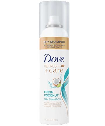 Dove Refresh + Care Fresh Coconut Dry Shampoo, $3.94 Amika Shampoo, Lip Scrub Lush, Dove Dry Shampoo, Dove Products, Hair Packaging, Hair Washing Routine, Drugstore Beauty Products, Hair Washing, Makeover Tips