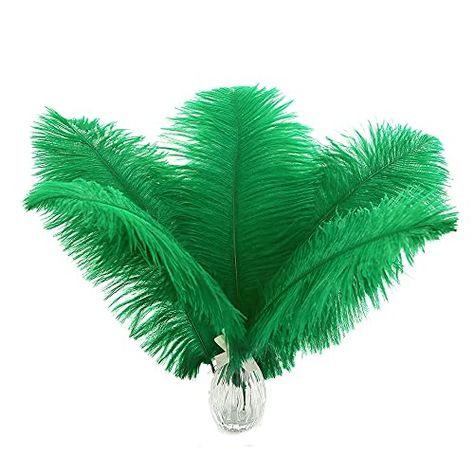 Masquerade Decorations, Feather Garland, Wedding Party Centerpieces, Thanksgiving Crafts Diy, Home Decor Green, Large Feathers, Mardi Gras Decorations, Mardi Gras Party, Dream Catcher Diy