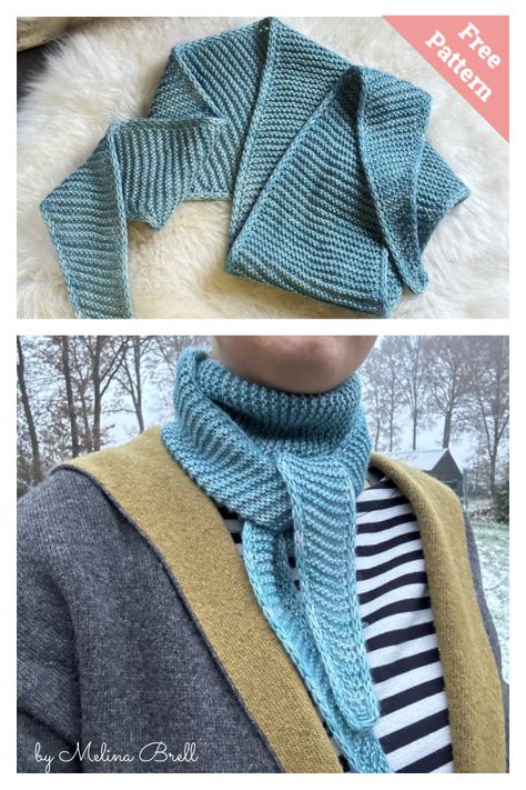 The Simple Thing Little Scarf Free Knitting Pattern Small Easy Knitting Projects, Small Scarf Knitting Pattern, Scarf Knitting Patterns Free, Easy Scarf Knitting Patterns, Knitted Projects, Small Knitting Projects, Intermediate Knitting Patterns, Advanced Knitting, Cable Knitting Patterns