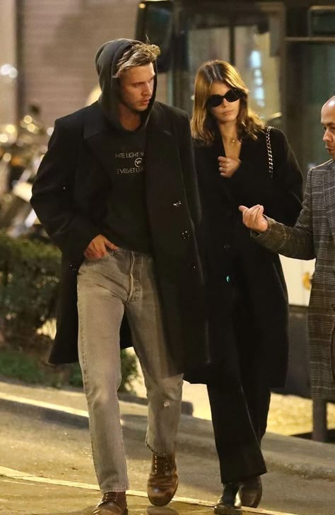 Austin Butler Style, Couple Fits, Jacob Elordi, Couple Style, Mens Outfit Inspiration, Mens Fashion Streetwear, Austin Butler, Elegante Casual, Kaia Gerber