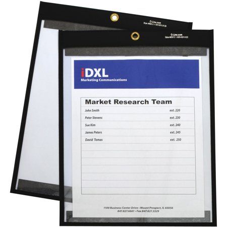 C-line Magnetic Stitched Shop Ticket Holders, Clear, 75 inch, 9 x 12, 25/Box Essential Office Supplies, Vinyl Shop, Pc Shop, Ticket Holder, Vinyl Doors, Vinyl Magnets, Professional Organizers, Sheet Protector, Ticket Holders