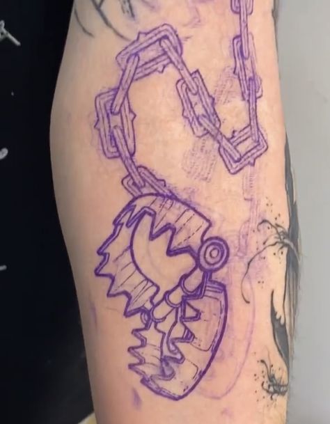 Beside The Knee Tattoo, Elbow To Forearm Tattoo, Cute Punk Tattoos, Alt Knee Tattoos, Wireframe Tattoo, Scraped Knees Tattoo, Torn Skin Tattoo Design, Cool Grunge Tattoos, Funky Tattoos Weird