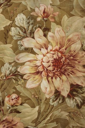 1885 Belle Epoque French printed fabric French Fabric, Antique Fabrics, French Decor, Vintage Textiles, Colour Schemes, Color Pallets, Belle Epoque, Sherwin Williams, Printed Fabric