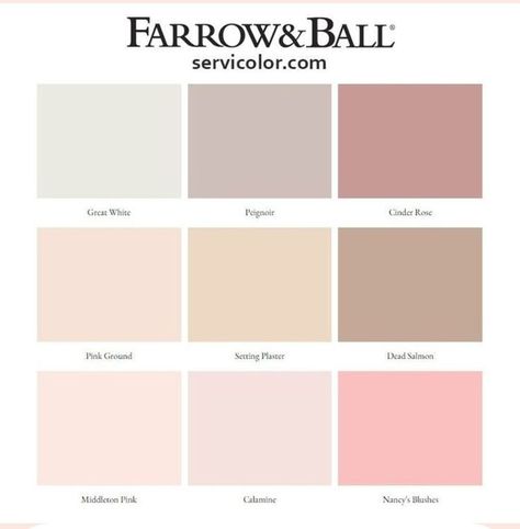 Pink Farrow And Ball, Log Burner Living Room, Pink Paint Colors, Farrow And Ball, Pastel Colour Palette, Cottage Interiors, Catherine Middleton, Pink Paint, Great White