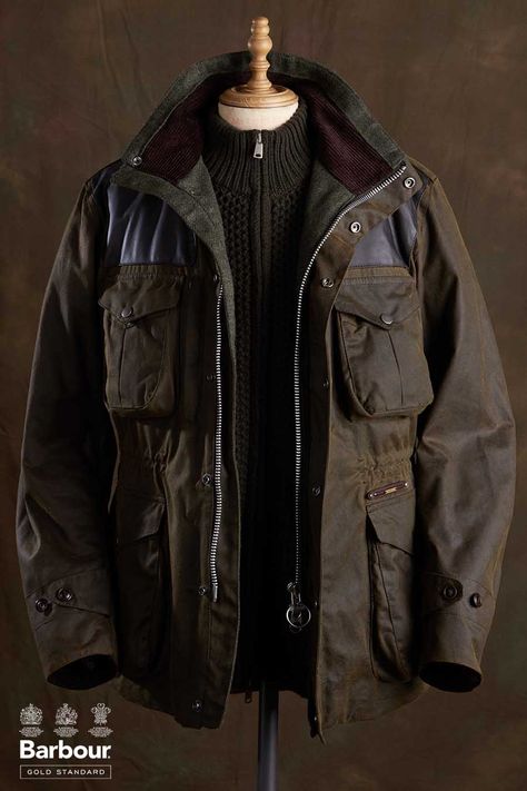 Barbour Men Outfit, Barbour Style Men, Barbour Jacket Mens, Barbour Clothing, Barbour Quilted Jacket, Waxed Canvas Jacket, Barbour Wax, Barbour Style, Older Mens Fashion