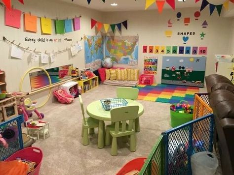 Daycare Ideas: Interior Design Inspiration for Your Childcare Center Home Daycare Decor, Home Daycare Setup, Toddler Daycare Rooms, Home Daycare Rooms, Daycare Room Design, Daycare Room Ideas, Infant Room Daycare, Daycare Setup, Daycare Spaces