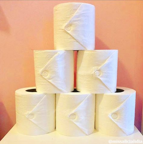 How do all of these folded toilet rolls have a faux wax seal? It's called a Pixie Stamp and it's easy, it's free, and you can make it right now in your own home! (There's lots of fun variations to try too!) This simple DIY gives your bathroom that extra little bit of a luxury look and there's several more great home details (also free and easy!) that the creator of the Pixie Stamp has come up with as well! Toilet Paper Stamp Hack, Stamp Toilet Paper Roll, How To Fold Toilet Paper Roll, Toilet Paper Stamping, Toilet Roll Folding, How To Fold Toilet Paper, Toilet Paper Folds, Toilet Paper Stamp, Folding Toilet Paper