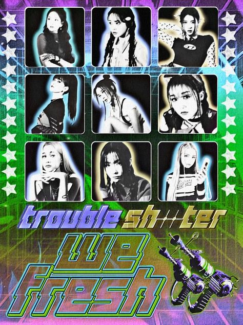 ‘kep1er, trouble shooter vintage video game poster edit 👾 #kep1er #troubleshooter #wefresh #vintage #kpop #edit Video Game Graphic Design, Magazine Cover Page, Video Game Magazines, Video Game Poster, Game Edit, Poster Edit, Posters Kpop, Camera Wallpaper, Pop Magazine