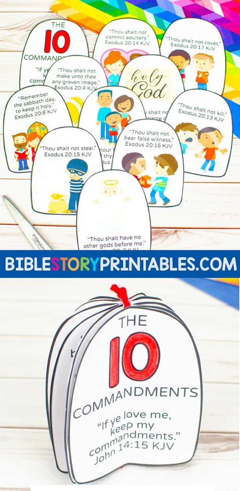 10 Commandments Kids, 10 Commandments Craft, Ten Commandments Craft, Craft For Preschoolers, Children's Church Crafts, Homeschool Board, The Ten Commandments, Sunday School Crafts For Kids, Diy Ornament