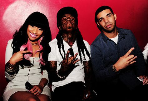 Lil Wayne Nicki Minaj, Nicki And Drake, Drake Lil Wayne, Rapper Lil Wayne, Nikki Minaj, Young Money, Music Is My Escape, Rap Albums, Female Rappers