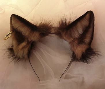 Cats In Halloween Costumes, Werewolf Ears, Ramona Badwolf, Wolf Ears And Tail, Wolf Cosplay, Monster Tail, Werewolf Costume, Wolf Tail, Werewolf Aesthetic