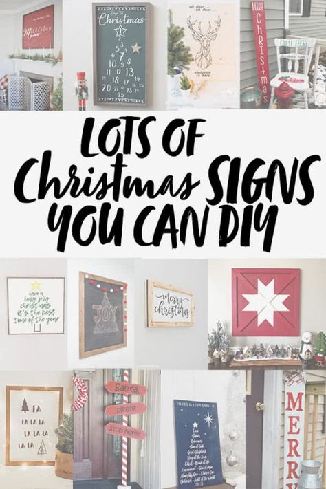 Christmas Wood Signs, Christmas Signs Diy, Christmas Diy Wood, Christmas Wooden Signs, Frugal Christmas, Wooden Signs Diy, Door Signs Diy, Christmas Decorations For Kids, Signs Diy