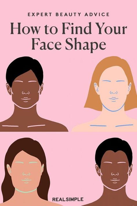 Find Your Face Shape, Face Shape Guide, Rectangle Face Shape, Haircut For Face Shape, Chubby Face Haircuts, Face Shapes Guide, Hairstyle For Chubby Face, Glasses For Your Face Shape, Glasses For Face Shape