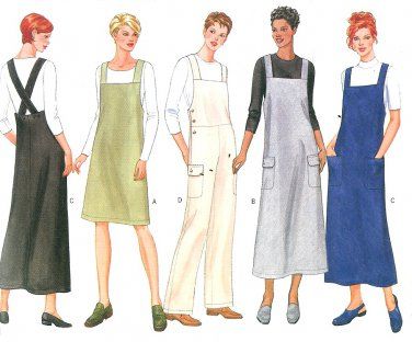 Dungaree Pattern, Jumpsuit Sewing Pattern, Pinafore Dress Pattern, Overalls Pattern, Jumpsuit Sewing, Vintage Dress Sewing Patterns, Jumpsuit Pattern Sewing, Nightgown Pattern, Overalls Dress