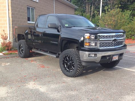 My awesome 2014 Silverado 1500 LT w 6 in Rancho Suspension Lift, 20x9 Moto Metal on 35 in Nitto Trail Grapplers. 40 series Flowmasters and K&N air filter to come soon 2014 Chevy Silverado 1500 Lifted, 2014 Silverado 1500, Ant Poison, 2014 Chevy Silverado 1500, Chevy Silverado 2014, Lifted Silverado, 2014 Silverado, 2014 Chevrolet Silverado 1500, Future Vehicles