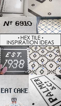 NEW HOUSE: Butler Pantry Hex tile flooring Inspo - House of Hargrove Hex Tiles Bathroom, Penny Tile Bathroom Floor, Hex Tile Floor, Penny Tiles Bathroom, Penny Tile Floors, Entryway Tile, Outdoor Tile, Hex Tile, Penny Tile