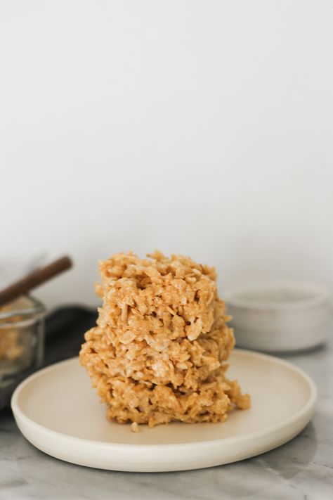 Salted Miso Caramel Rice Krispie Treats — Madeline Hall Miso Caramel Cracker Cookies, Miso Rice Krispy Treats, Coffee Rice Krispie Treats, Caramel Rice Krispie Treats, Miso Rice, Miso Caramel, Harlem Apartment, Krispy Treats, Moving Truck