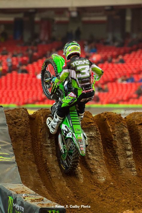 Eli Tomac, Kawasaki Dirt Bikes, Monster Energy Supercross, Freestyle Motocross, Motocross Racer, Motor Cross, Dirt Bike Racing, Enduro Motocross, Motocross Love