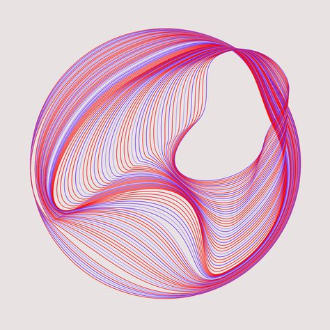 Graphic Circle Design, Vibration Illustration, Circles Graphic Design, Circles Geometry, Cool Optical Illusions, Abstract Circle, Illustration Art Design, Generative Design, Futuristic Art