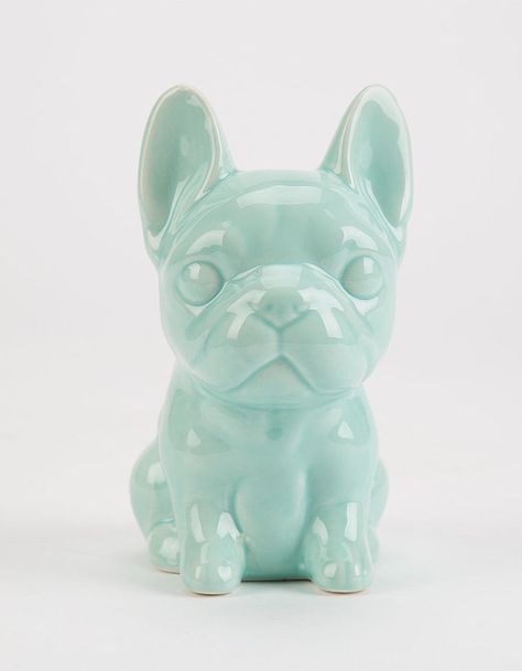 Ceramic Frenchie Bank ($9) Frenchie Decor, Blue Fawn French Bulldog, Bulldog Decor, Fawn French Bulldog, French Bulldog Art, French Bulldog Gifts, Abyssinian Cat, Bulldog Gifts, Real Dog