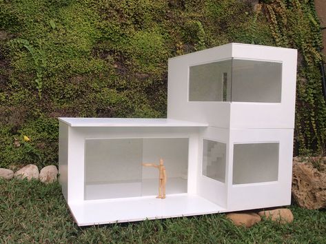 Kandang Hamster, Luxury House Floor Plans, Sustainable Architecture House, Diy Architecture, Cubes Architecture, House Projects Architecture, Diy Barbie House, Architecture Life, Architecture Sketchbook