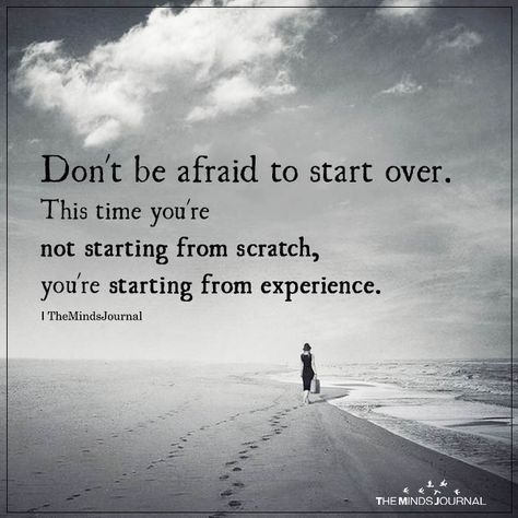 Don't Be Afraid To Start Over - https://themindsjournal.com/dont-be-afraid-to-start-over/ Citation Force, Quotes Dream, Deeper Life, Quotes Inspirational Positive, Robert Kiyosaki, Quotes By Emotions, Visual Statements, Tony Robbins, Quotes About Strength