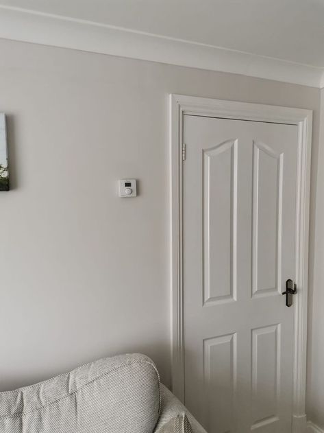 White Colours For Walls, Homebase Paint Wall Colors, Off White Paint Dulux Wall Colors, Dulux Color Palettes, Dulux Light Grey Paint, Bedroom Paint Colors Dulux Colour, Dulux Whites And Neutrals, Nutmeg White Dulux Paint Bedroom, Dulux Nutmeg White Hallway