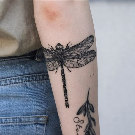 Dragonfly Tattoo Design, Bug Tattoo, Insect Tattoo, Gothic Chokers, Tatuaje A Color, Lace Neck, Dragonfly Tattoo, Neck Choker, Black Ink Tattoos