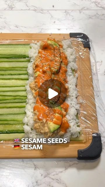 Veg Sushi Recipes, Veg Sushi, Mashed Chickpeas, Vegetarian Sushi Rolls, Dr Vegan, Cucumber Sushi Rolls, Cucumber Sushi, Sushi Vinegar, Veggie Sushi