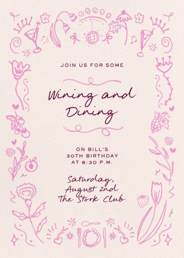 "Spot the Disco - Birthday Invitation" Rsvp Event by Pulp Templates Co. - online at Paperless Post Pulp Templates, 24th Birthday Theme, Cute Birthday Invitations, 21 Dinner, 25th Bday, Disco Birthday, 20 Birthday, 16 Candles, Modern Classic Wedding Invitations