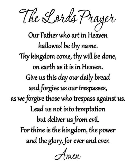 Poem About God, Psalms 91, Our Father Who Art In Heaven, Apostles Creed, Lords Prayer, The Lord's Prayer, Lord’s Prayer, New Things To Try, Everyday Prayers