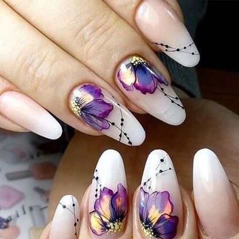 Leaf Nails, Christmas Manicure, Latest Nail Art, Flower Nail, Ballerina Nails, Nail Sticker, Flower Nail Art, Water Transfer, Nail Designs Spring