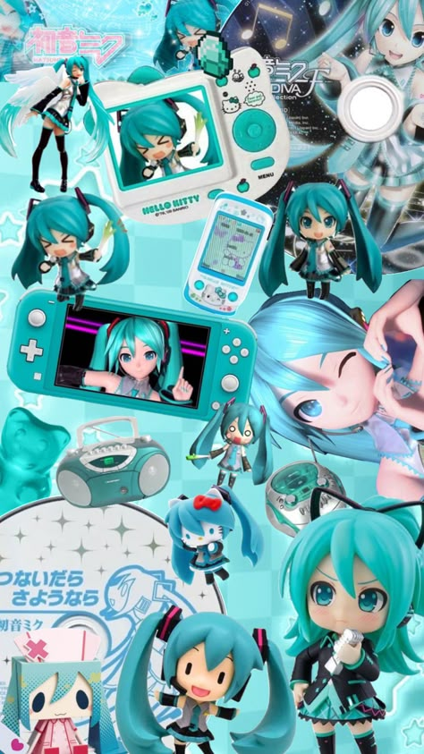 #miku Twitter Layouts, Edgy Wallpaper, Kawaii Wallpaper, Hatsune Miku, Cute Anime Character, Anime Chibi, Your Aesthetic, Connect With People, Vocaloid