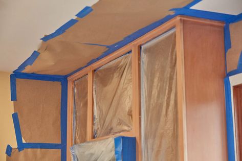 How to Spray Paint Kitchen Cabinets Spraying Kitchen Cabinets Diy, How To Spray Paint Kitchen Cabinets, Spraying Kitchen Cabinets, Spray Painting Cabinets, Spray Kitchen Cabinets, Spray Paint Kitchen Cabinets, Spray Paint Cabinets, Painting Cabinets Diy, Paint Your Kitchen Cabinets