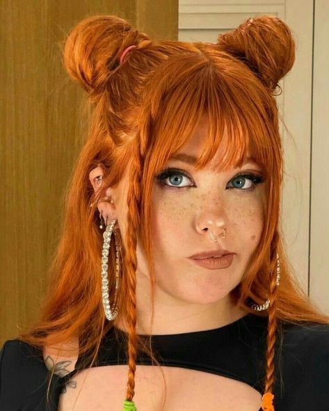 Paprika Hair Color, Red Hair Inspiration, Rave Hair, Work Hairstyles, Trendy Hair Color, Alternative Hair, Trendy Hair, Hair Reference, Hair Inspiration Color